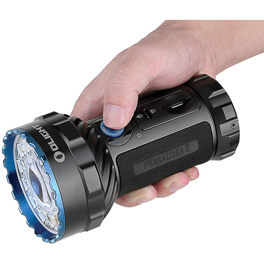 Latarka Olight Marauder 2 Czarna – Knyfe