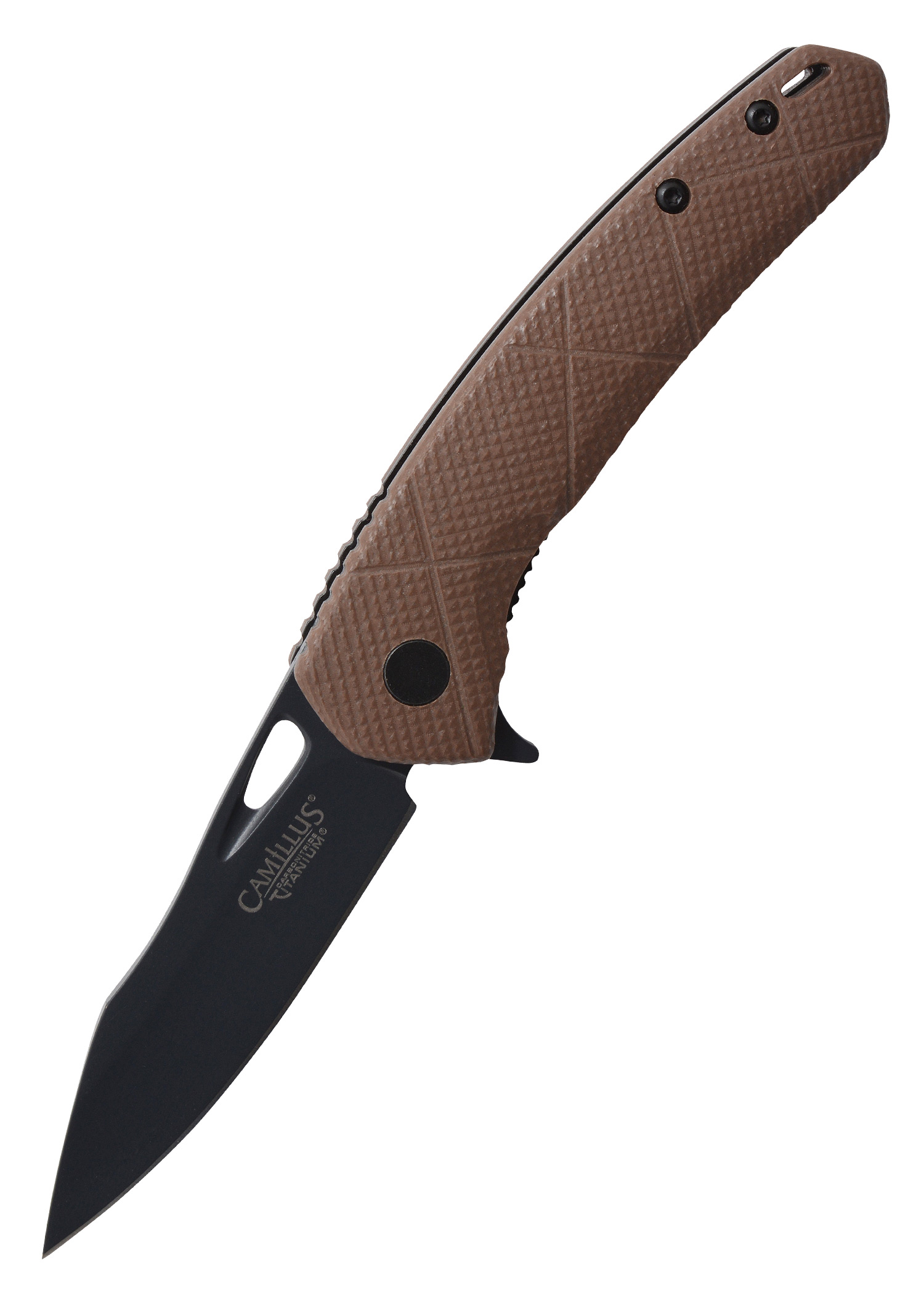 cam-19808_camillus_messer_blaze_braun_carbonitride_titanium_folder cam-19808_camillus_messer_blaze_braun_carbonitride_titanium_folder