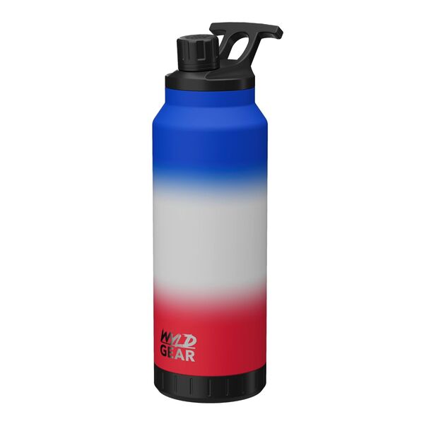 Bouteille d'eau isolée sous vide classique de 18oz 36oz 64oz à large ouverture e
