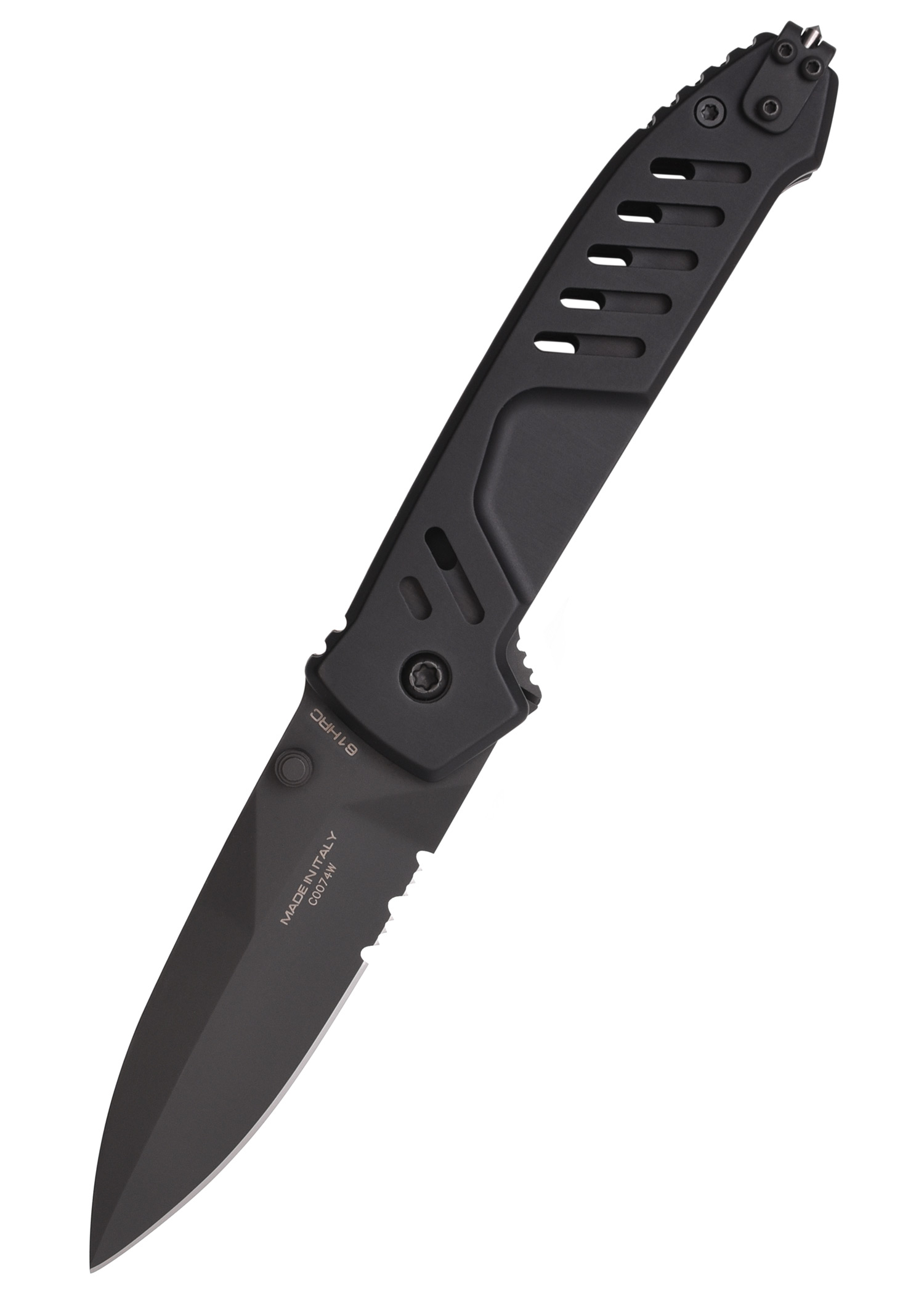 0410000233blkblk_extrema_ratio_messer_mf1_evo_sp_spear_point_black_m390