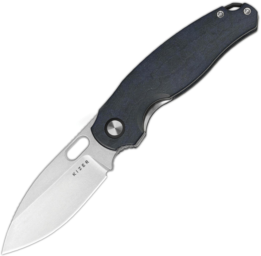 Kizer Seagull V3770A2 pocket knife blue 14C28N Richlite Linerlock