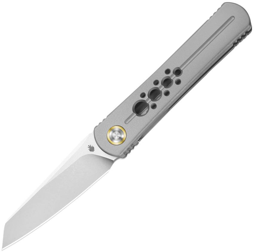 Kizer Feist 2 ZX-3499.2A1 Pocket Knife Grey M390 Titanium